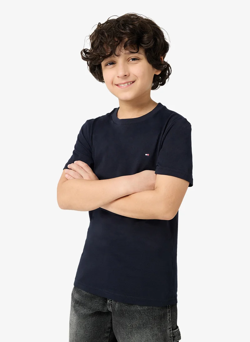 TOMMY HILFIGER Kids Essential Crew Neck T-Shirt